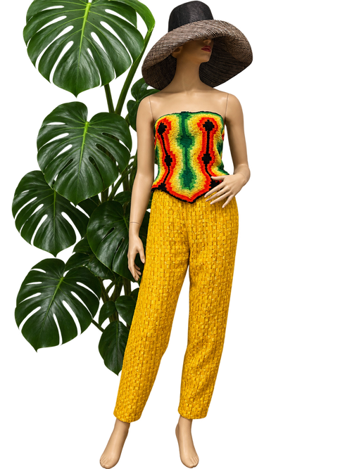 Phiz Rogue outfit on mannequin with monstera plant and background removed